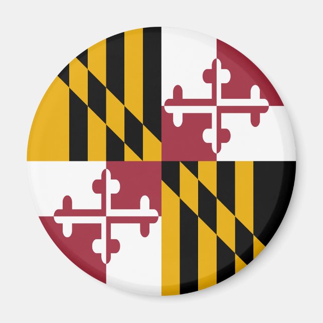 Maryland State Flag Magnet (Front)