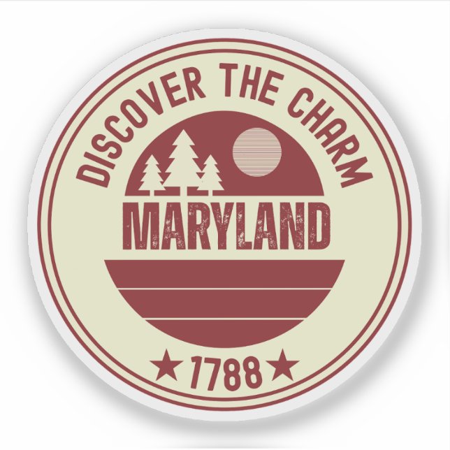 Maryland State Flag - MD Crab Souvenir (Front)