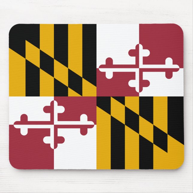 Maryland State Flag Mouse Mat (Front)