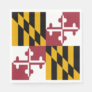Maryland State Flag Napkin