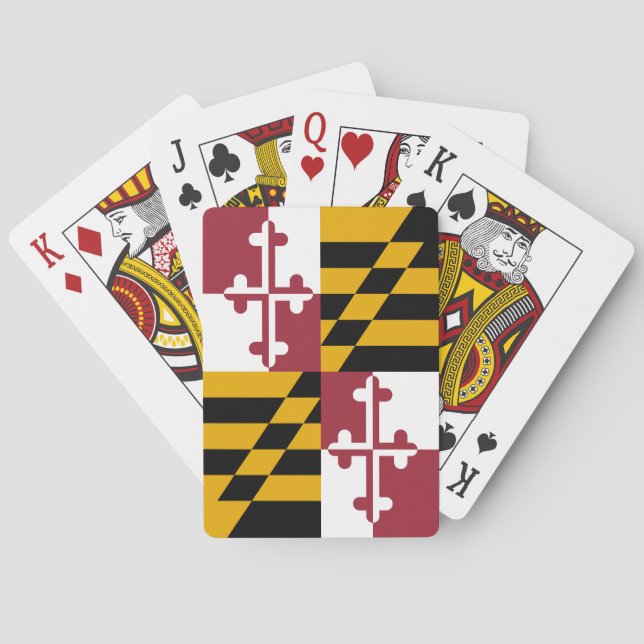 Maryland State Flag Playing Cards (Back)