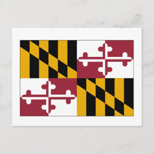 Maryland State Flag Postcard