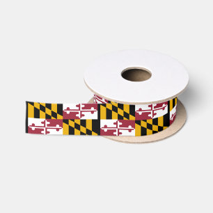 Maryland State Flag Satin Ribbon