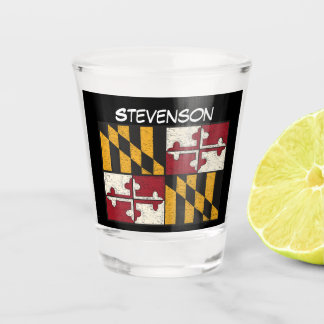 Maryland State Flag  Shot Glass