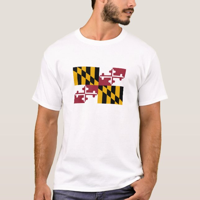 Maryland State Flag T-Shirt (Front)
