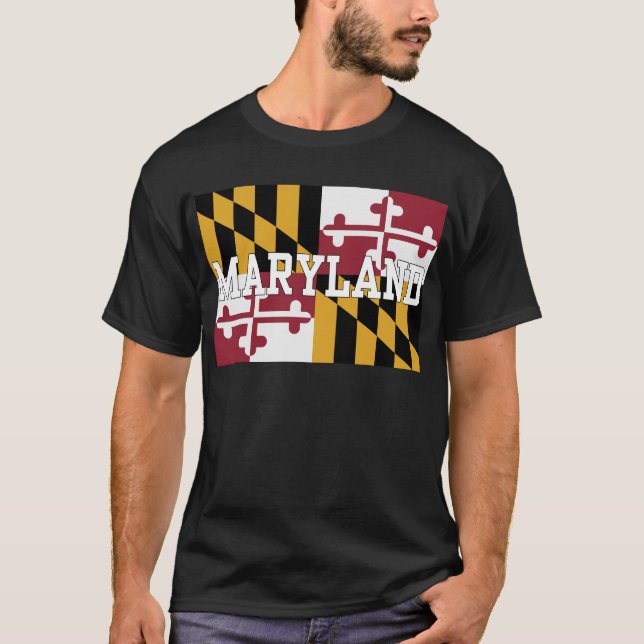 Maryland State Flag T-Shirt (Front)