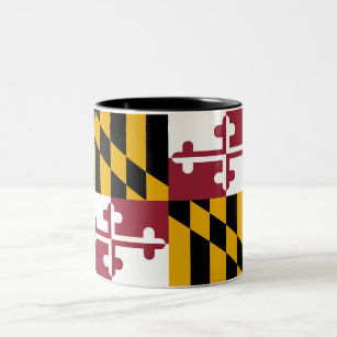 Maryland State Flag Two-Tone Coffee Mug