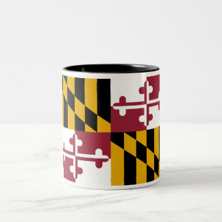 Maryland State Flag Two-Tone Coffee Mug