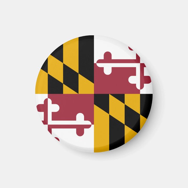 Maryland State Flag USA Magnet (Front)