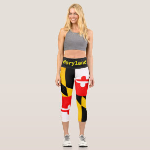 Maryland State Flag Yogi Pants