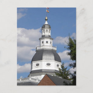 Maryland state house postcard