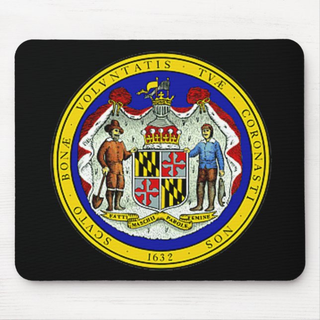 Maryland State Seal Mousepad (Front)