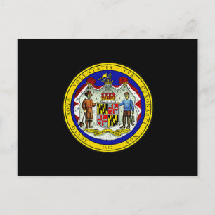 Maryland State Seal Postcard