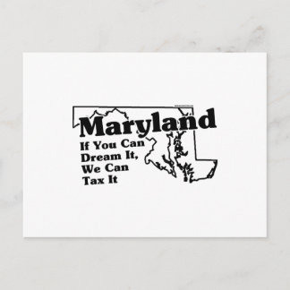 Maryland State Slogan Postcard
