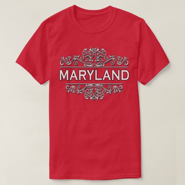 Maryland State  T-Shirt (Design Front)