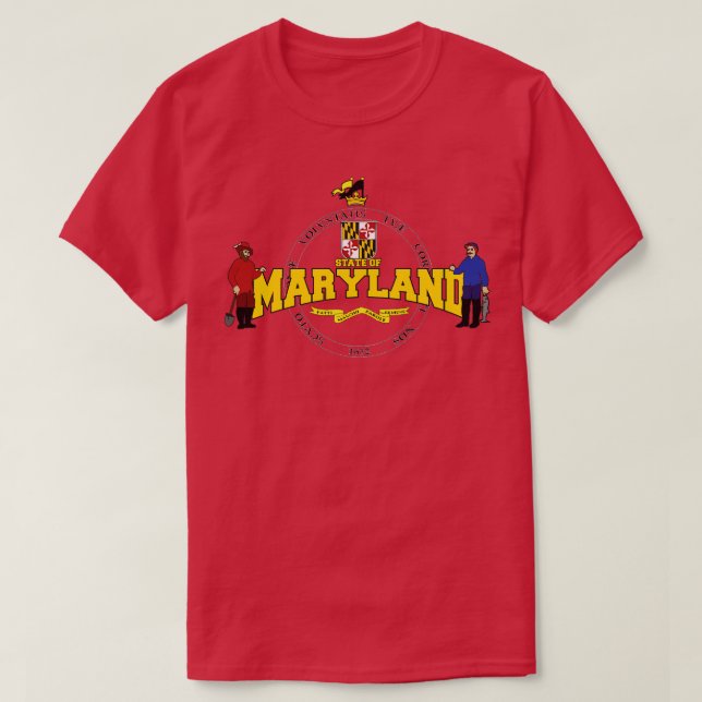 Maryland State USA T-Shirt (Design Front)