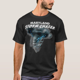 Maryland Storm Chaser Severe Weather  Tornado T-Shirt