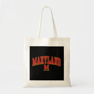 Maryland Terrapins Arch Over Black Officially Lice Tote Bag