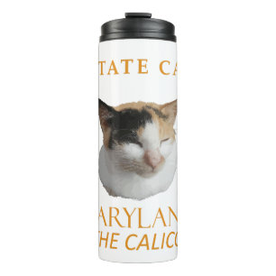Maryland Territory Cat The Calico Thermal Tumbler