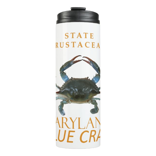Maryland Territory Crustacean Callinectes sapidus Thermal Tumbler (Front)