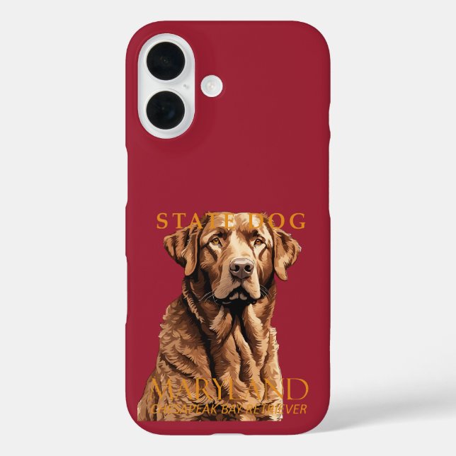 Maryland Territory Dog The Retriever 2 Case-Mate iPhone Case (Back)