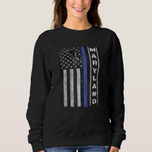 Maryland Thin Blue Line Police Week TShirt USA Fla
