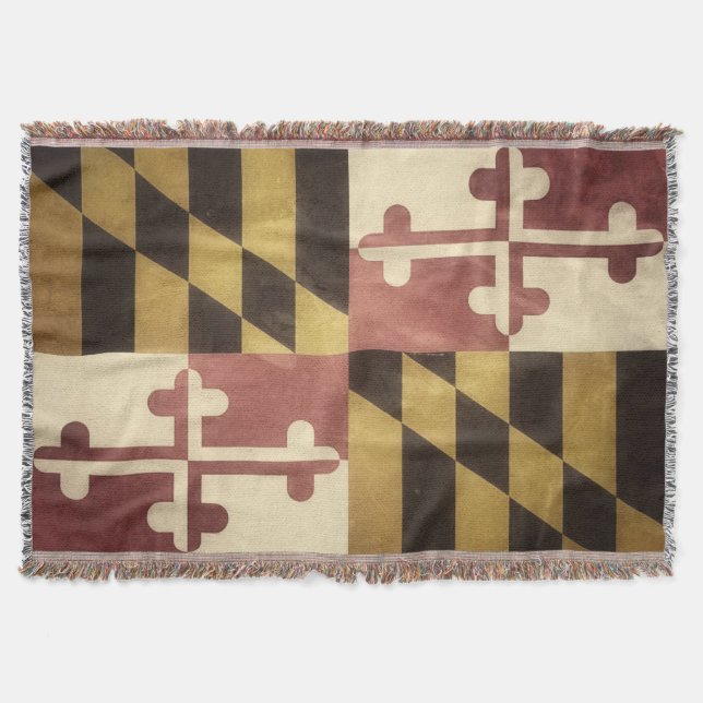 Maryland Throw Blanket (Front)