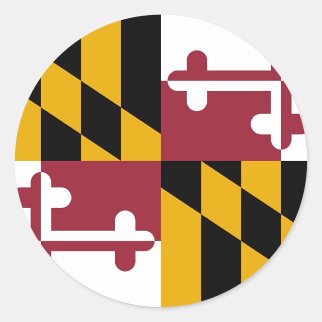 Maryland, United States Classic Round Sticker (Front)