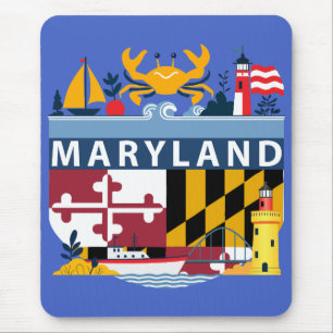 Maryland, United States of America Mouse Mat
