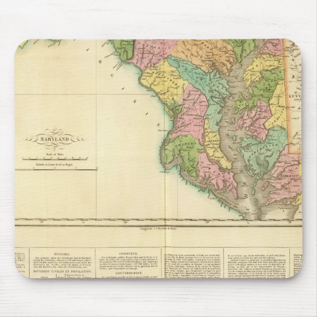 Maryland US Mouse Mat (Front)