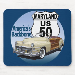 Maryland US Route 50 Mouse Mat
