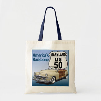 Maryland US Route 50 Tote Bag