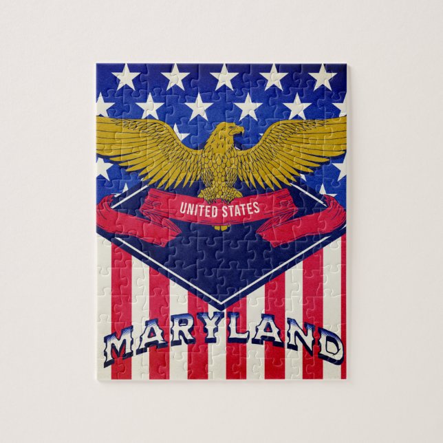 Maryland USA Flag   Jigsaw Puzzle (Vertical)
