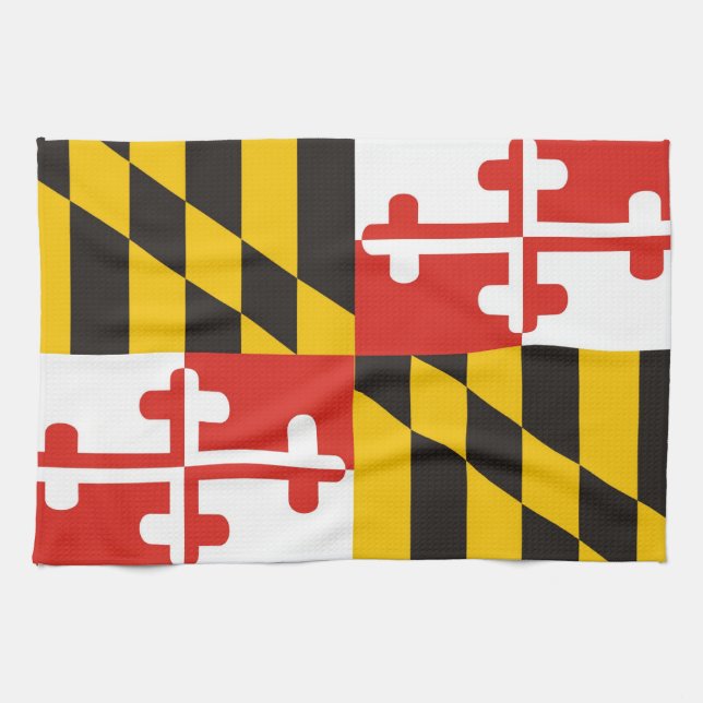 maryland usa state flag towel (Horizontal)