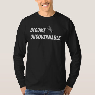 Maryland Zebra Become Ungovernable Dmv Zebra T-Shirt