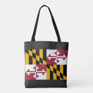 Marylander Flag, Flag of Maryland Tote Bag