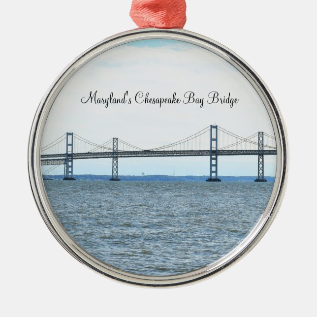 Maryland's Chesapeake Bay Bridge Ornament (Front)