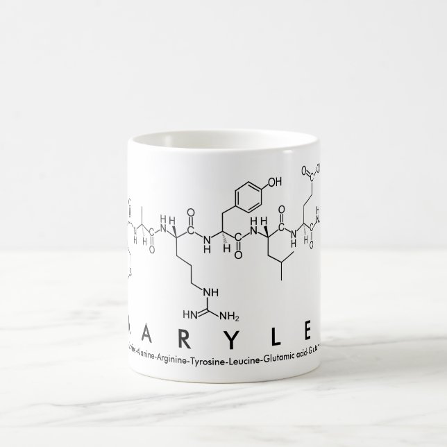 Marylee peptide name mug (Center)
