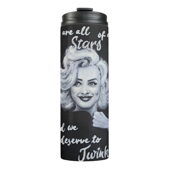 Marylin Monroe Portrait Perfection Love Yourself S Thermal Tumbler (Front)