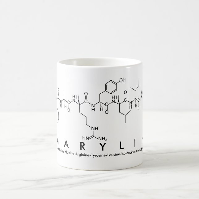 Marylin peptide name mug (Center)