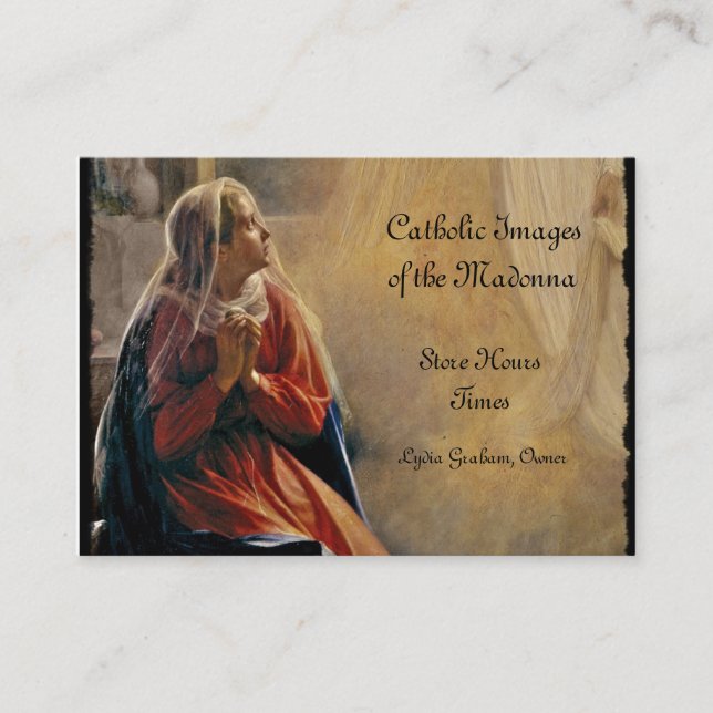 Mary's Annunciation Business Card (Front)