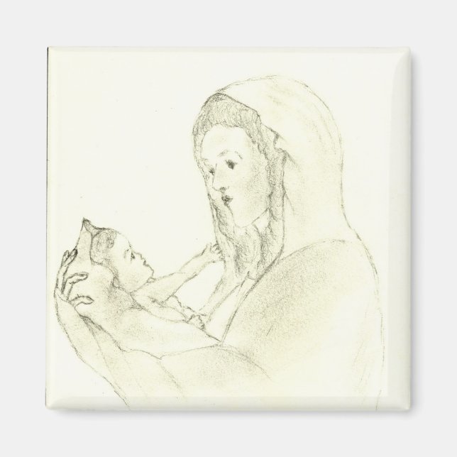 Mary's Little Child Magnet (Front)