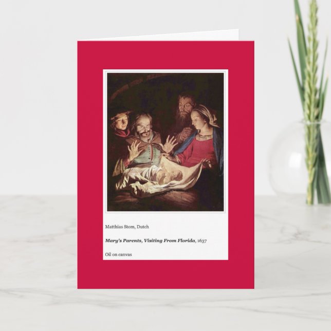 MARY'S PARENTS HOLIDAY CARD (Front)