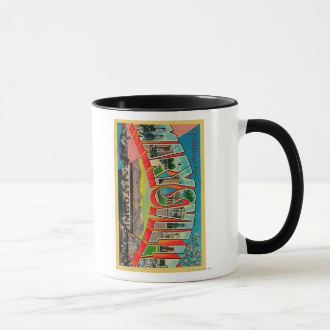 Marysville, California - Large Letter Scenes Mug (Right)