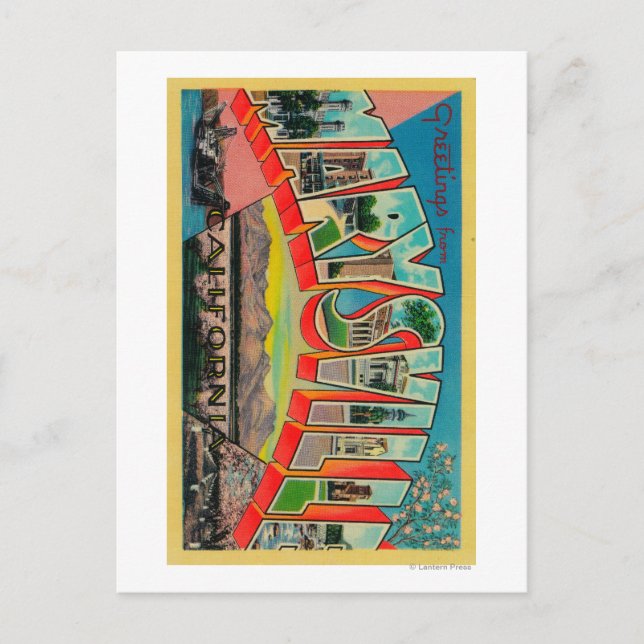 Marysville, California - Large Letter Scenes Postcard (Front)