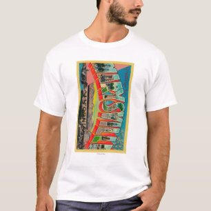 Marysville, California - Large Letter Scenes T-Shirt