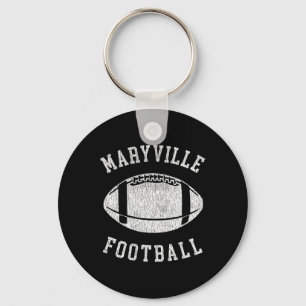 Maryville Football Distressed Vintage 80's Throwba Key Ring