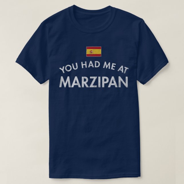 Marzipan Candy Almond Chocolate Toledo Spain Germa T-Shirt (Design Front)