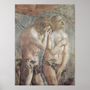 Masaccio - Adam and Eve Poster
