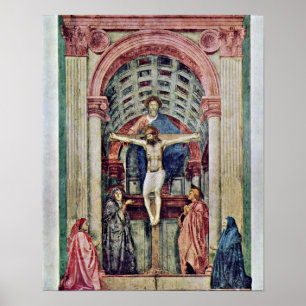 Masaccio - Trinity ??????: De Drie-Eenheid Poster